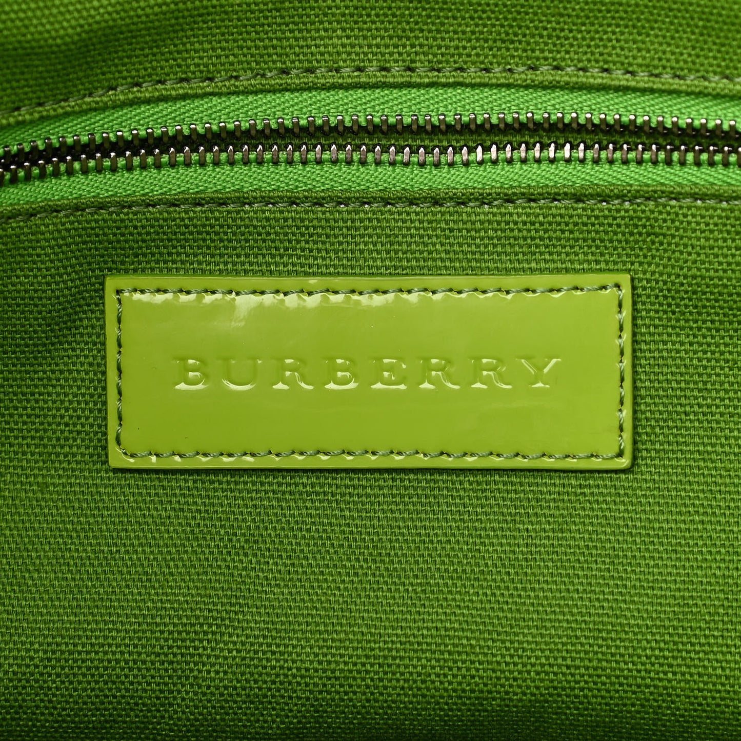 Nova Check PVC Tote Green