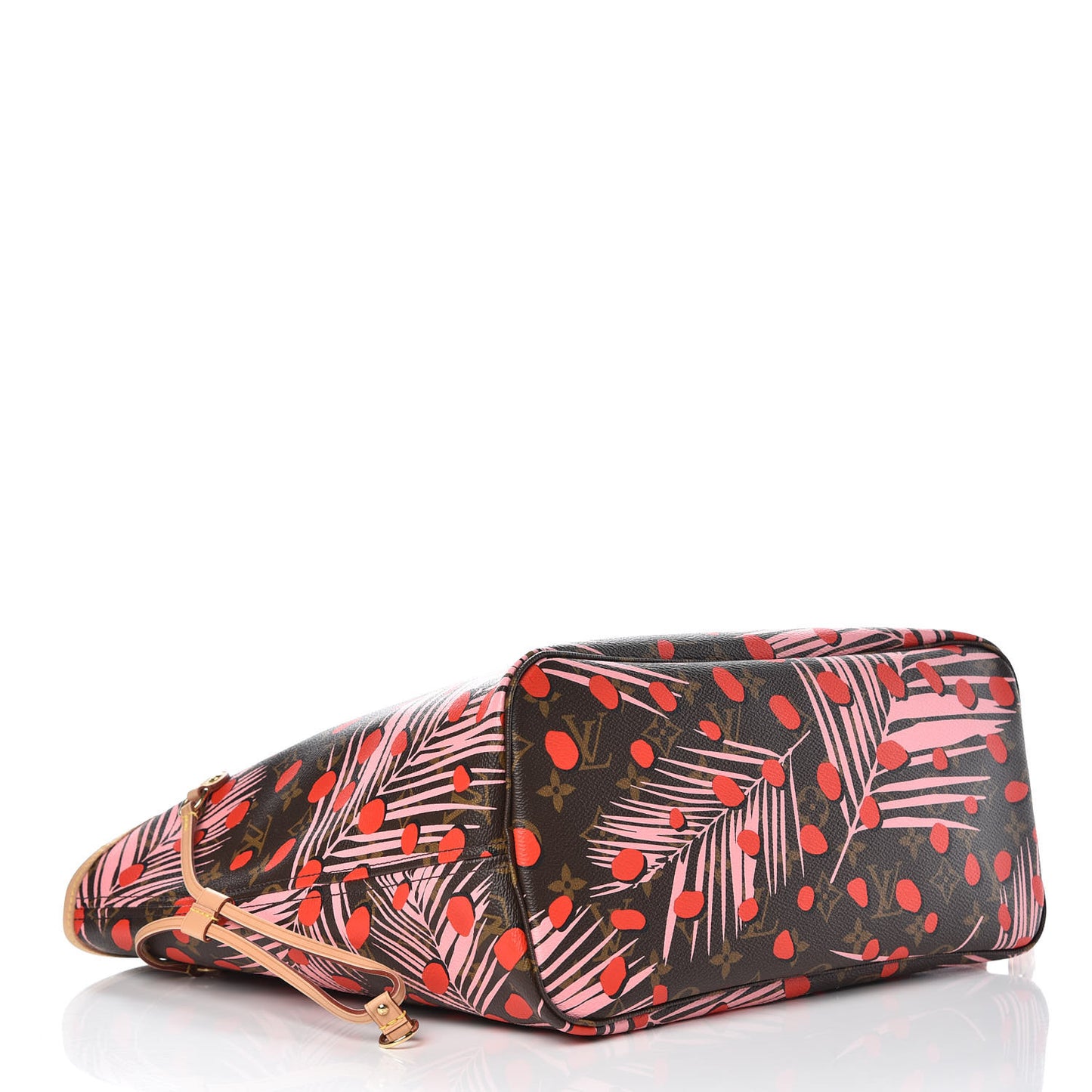Monogram Jungle Dots Neo Neverfull MM Sugar Pink Poppy
