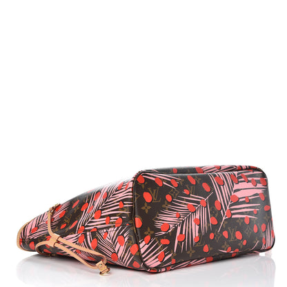 Louis Vuitton Monogram Jungle Dots Neo Neverfull MM Sugar Pink Poppy 4 of 8