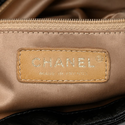 Chanel Vinyl Medium Rock and Chain Flap Black Black 6 of 11