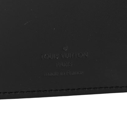 Louis Vuitton Calfskin Monogram Shadow Multiple Wallet Black 6 of 8