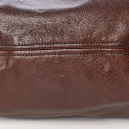Prada Soft Calf Pleated Hobo Nocciolo 9 of 11