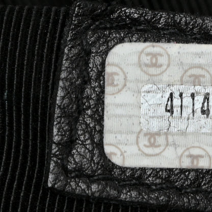 Chanel Calfskin Stitched XL Weekender Black 7 of 13