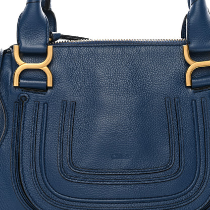 Chloe Calfskin Small Marcie Satchel Deep Denim 8 of 10
