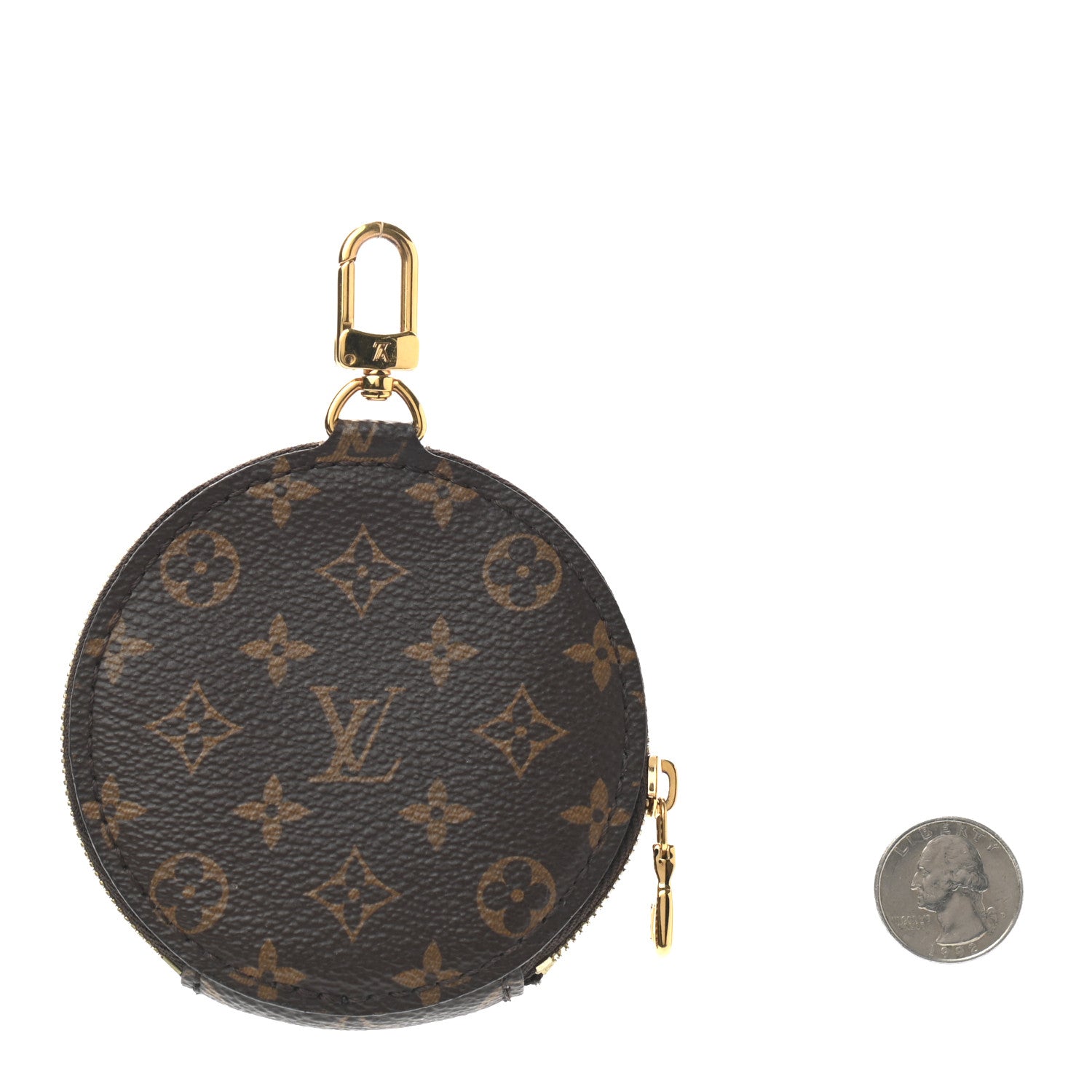 Louis Vuitton Monogram Multi Pochette Accessories Round Coin Purse 2 of 3