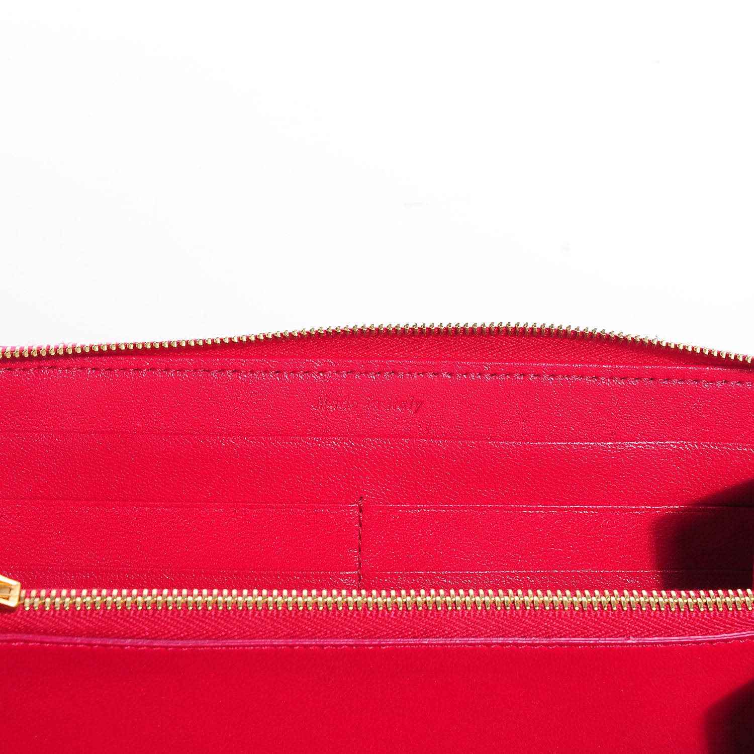 Celine Python Lambskin Large Zip Around Multifunction Wallet Fuchsia 7 of 9