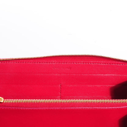 Celine Python Lambskin Large Zip Around Multifunction Wallet Fuchsia 7 of 9