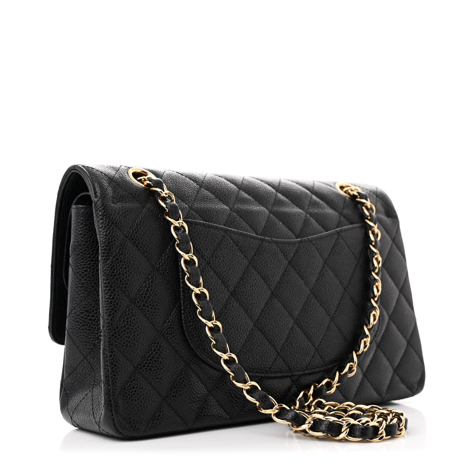 Chanel Caviar Quilted Medium Double Flap Black 3 of 10