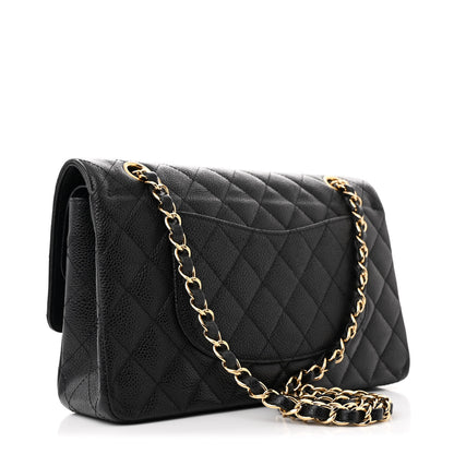 Chanel Caviar Quilted Medium Double Flap Black 3 of 10