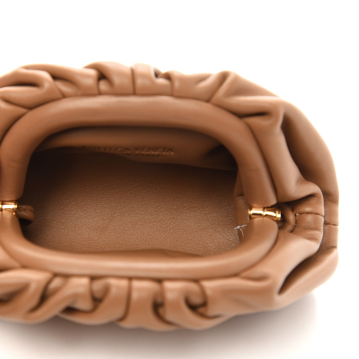 Butter Calfskin Coin Purse Cammello