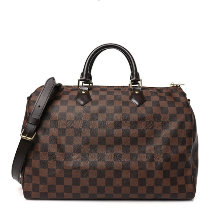 Louis Vuitton Damier Ebene Speedy Bandouliere 35 1 of 9