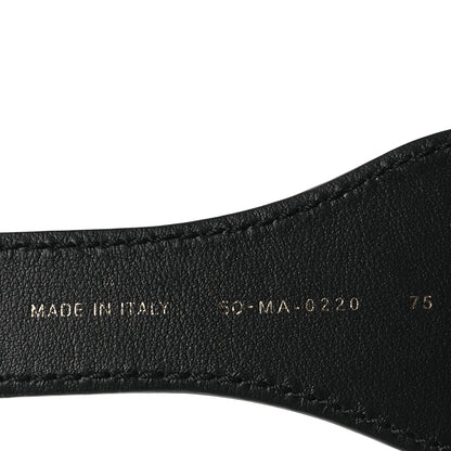 Christian Dior Canvas Embroidered Book Belt 75 75 30 Anthracite 5 of 5