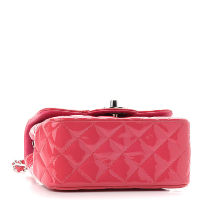 Chanel Patent Quilted Mini Square Flap Pink 3 of 8