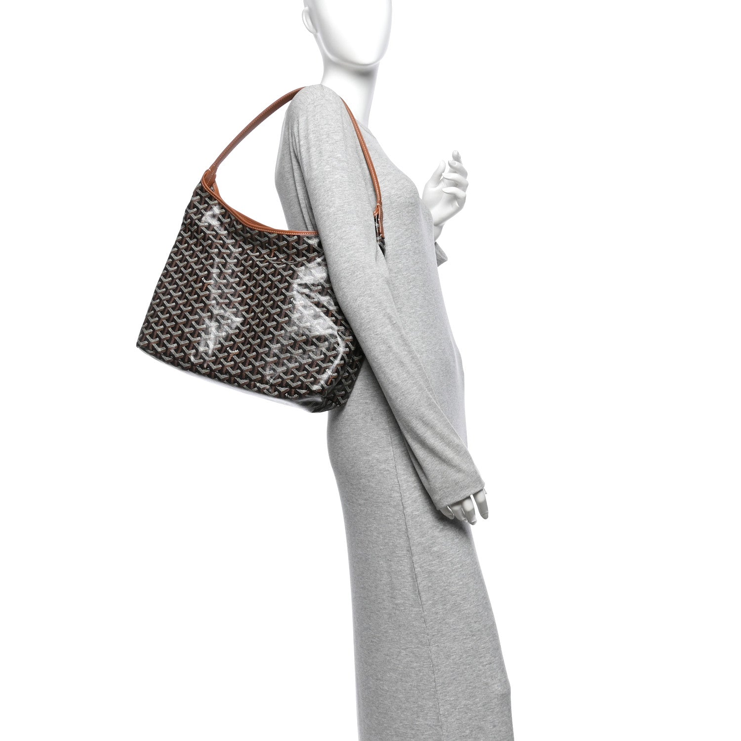 Goyard Goyardine Boheme Hobo Black Gold 2 of 12