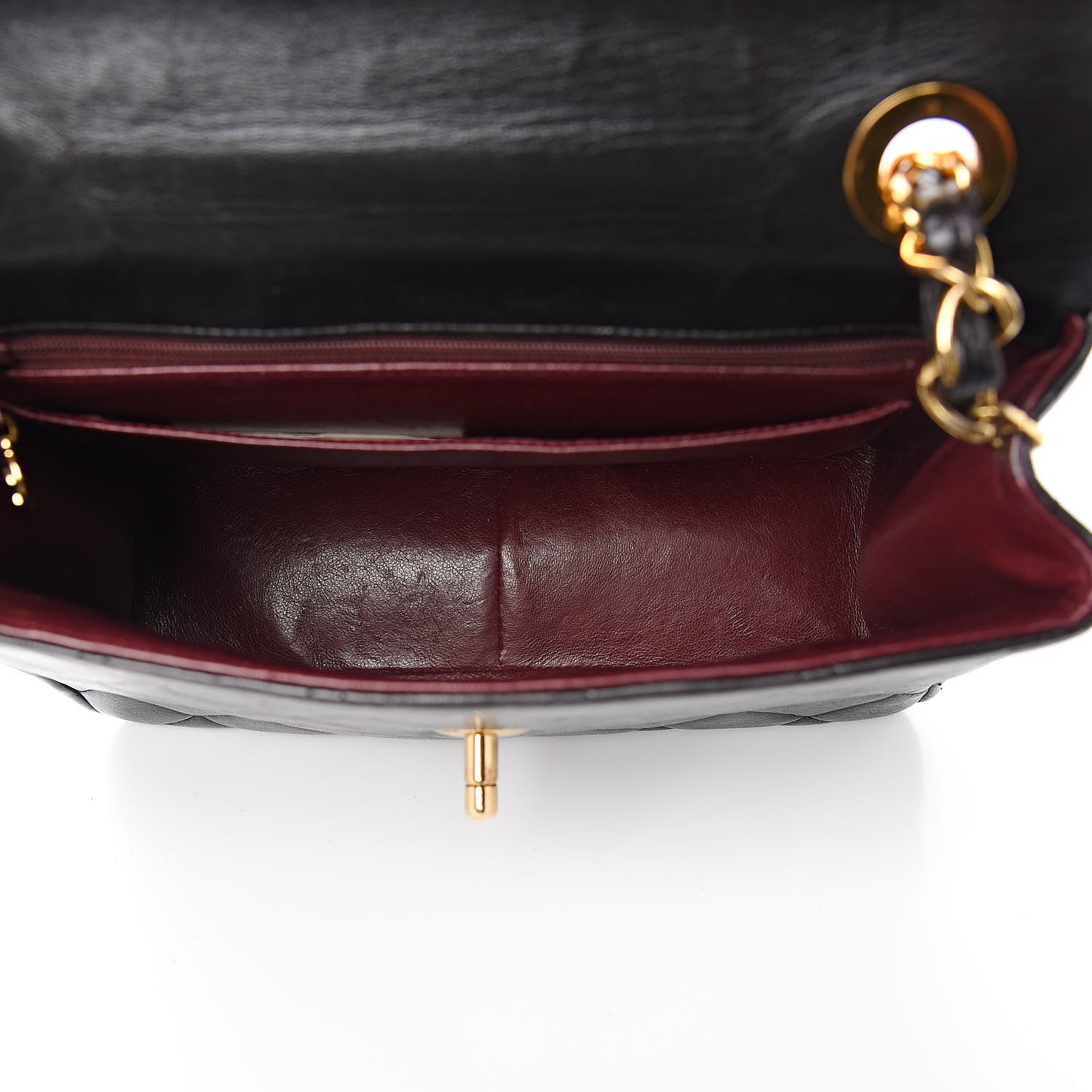 Chanel Lambskin Quilted Medium Single Flap Black 5 of 15