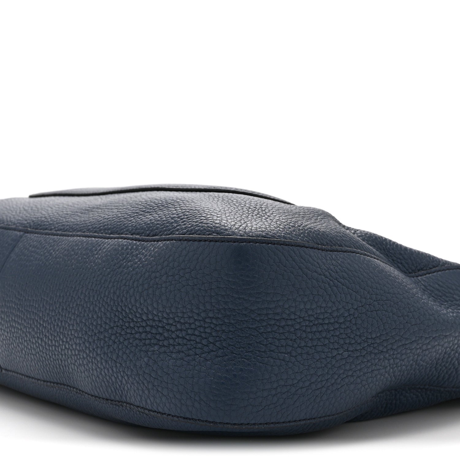 Prada Vitello Daino Pocket Hobo Bag Blue 10 of 10
