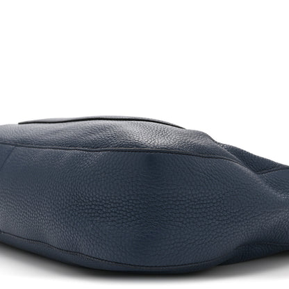 Prada Vitello Daino Pocket Hobo Bag Blue 10 of 10