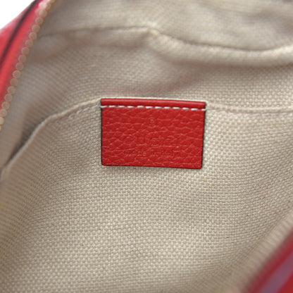 Gucci Pebbled Calfskin Small Soho Disco Bag Tabasco Red 6 of 13