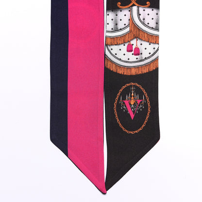 Christian Dior Silk ABCDior V Mitzah Scarf 3 of 5