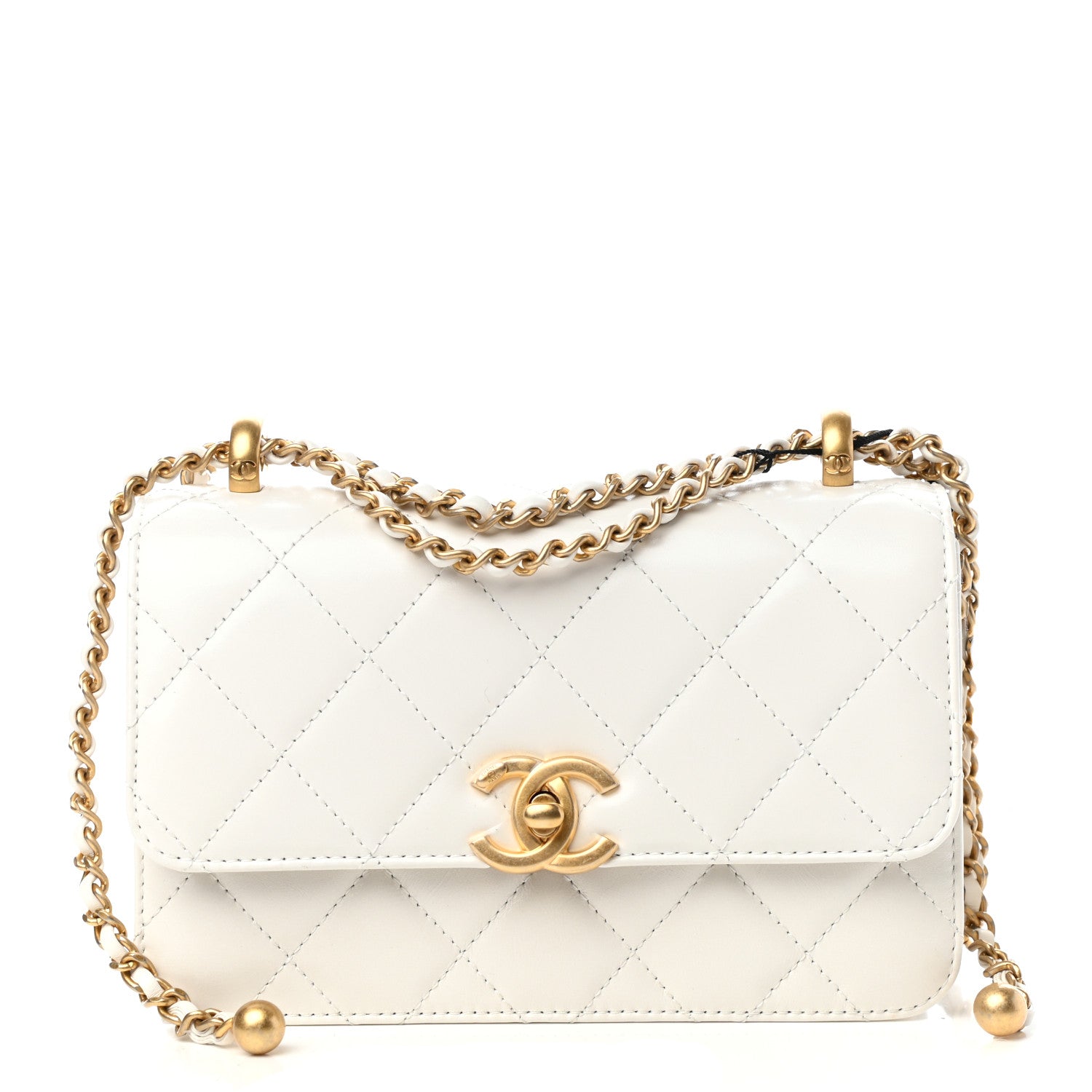 Chanel Calfskin Quilted Mini Perfect Fit Flap White 1 of 12