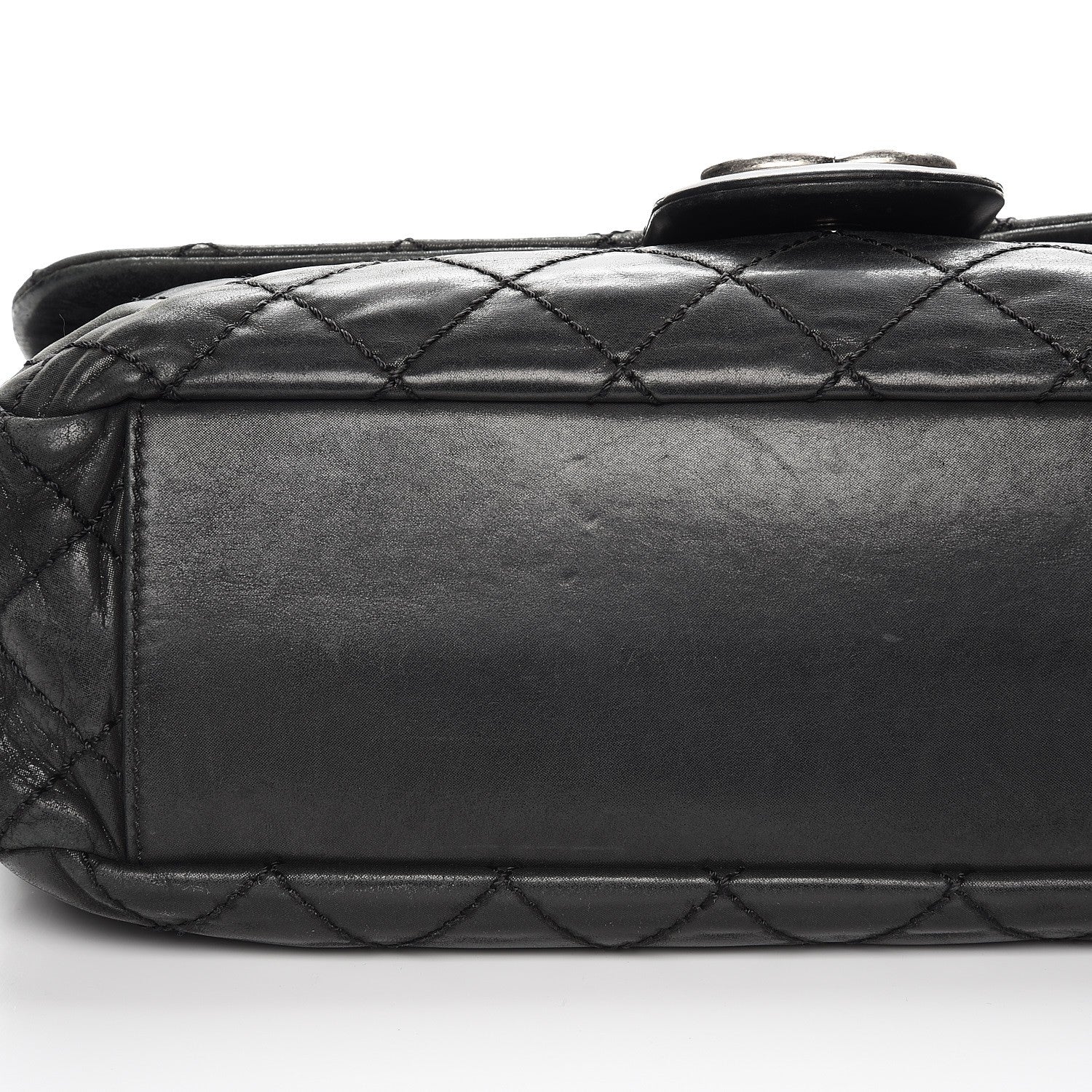 Chanel Iridescent Calfskin Large Coco Daily Flap Black 11 of 21