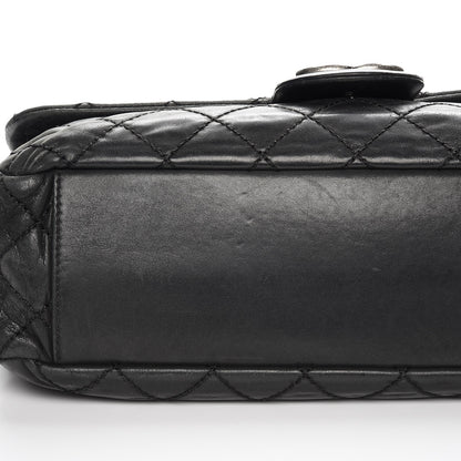 Chanel Iridescent Calfskin Large Coco Daily Flap Black 11 of 21