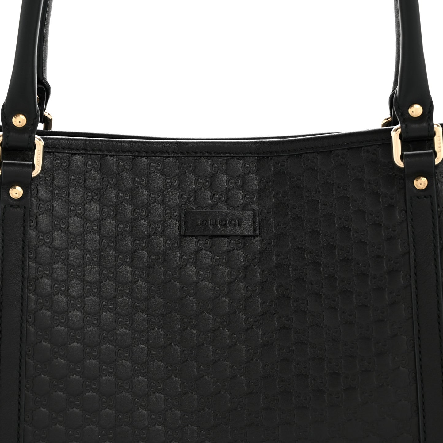 Microguccissima Large Joy Tote Black