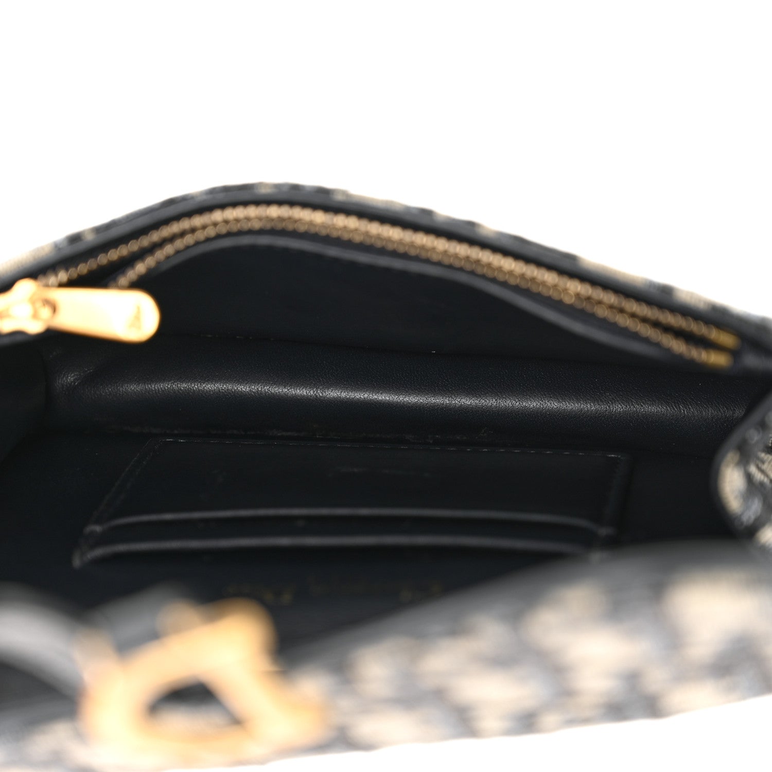 Christian Dior Oblique Saddle Belt Bag Blue 5 of 14