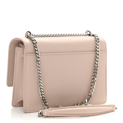 Saint Laurent Calfskin Monogram Sunset Chain Wallet Light Pink 2 of 11