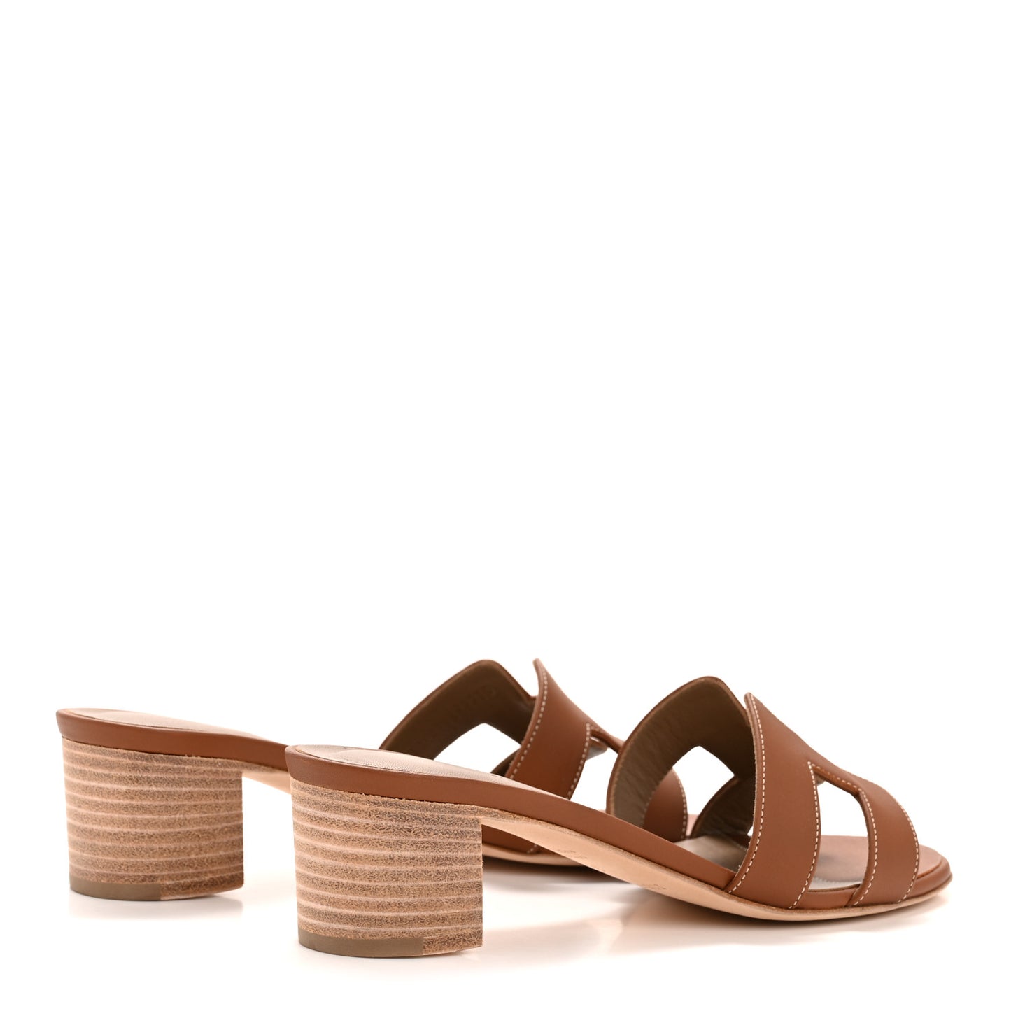 Calfskin Oasis Sandals 37 Gold
