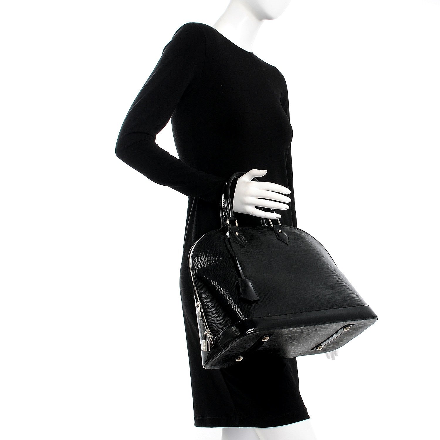 Louis Vuitton Electric Epi Alma GM Black 2 of 9