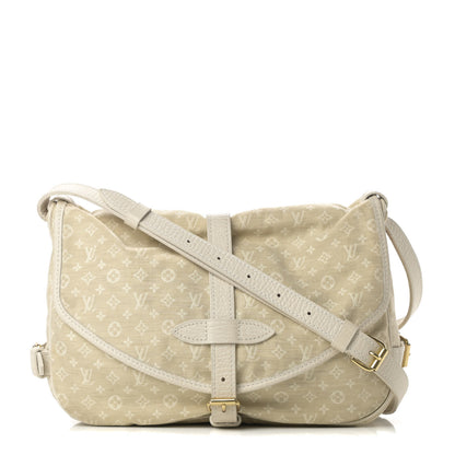 Louis Vuitton Monogram Mini Lin Saumur Dune 1 of 15