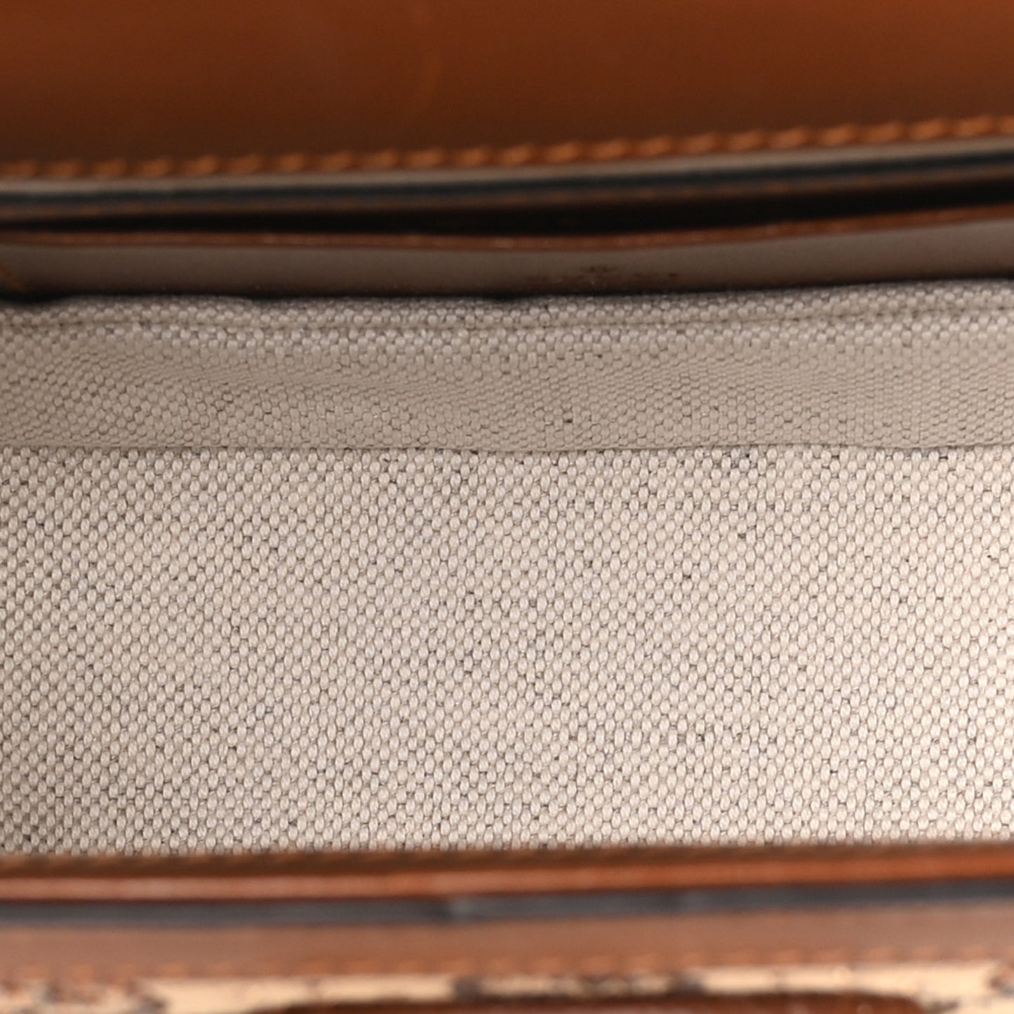 New Canvas Charisma Calfskin Crystal GG Monogram Small Bamboo 1947 Top Handle Bag Camel Ebony