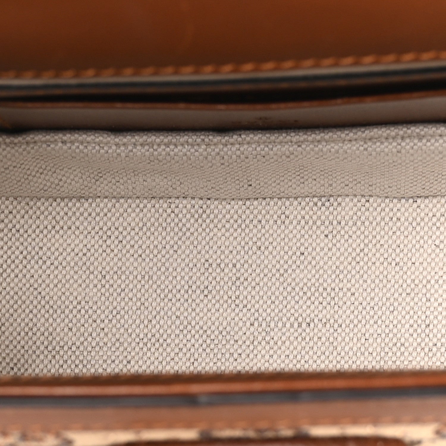 Gucci New Canvas Charisma Calfskin Crystal GG Monogram Small Bamboo 1947 Top Handle Bag Camel Ebony 5 of 11