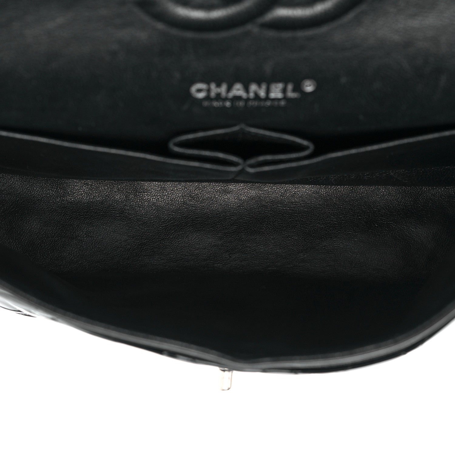 Chanel Patent Quilted Medium Double Flap Black 5 of 11