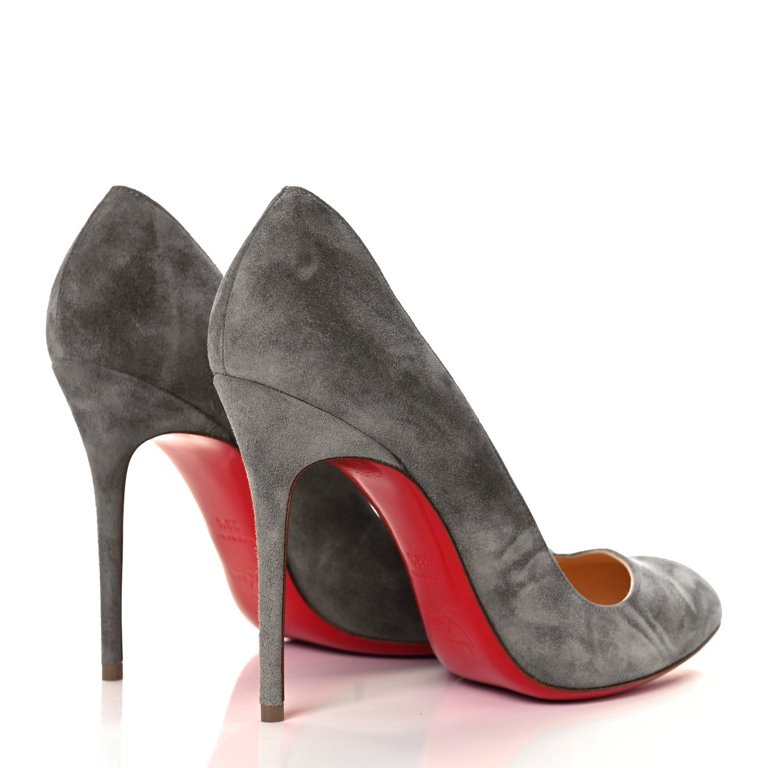 Christian Louboutin Veau Velours Corneille 100 Pumps 38.5 Argile 4 of 9