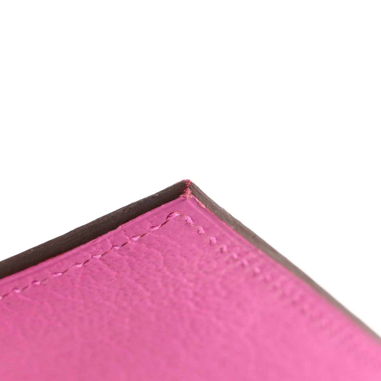 Hermes Chevre Mysore Kelly Pocket Compact Wallet Rose Pourpre 9 of 11