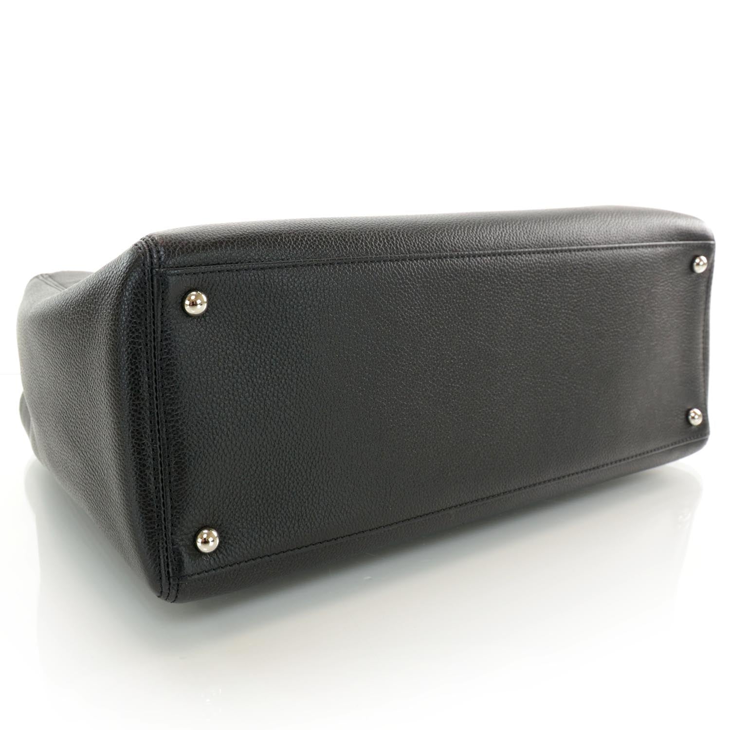 Chanel Caviar Cerf Executive Shopper Tote Black 4 of 11