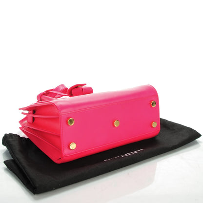 Saint Laurent Calfskin Nano Sac De Jour Fluo Pink 4 of 7