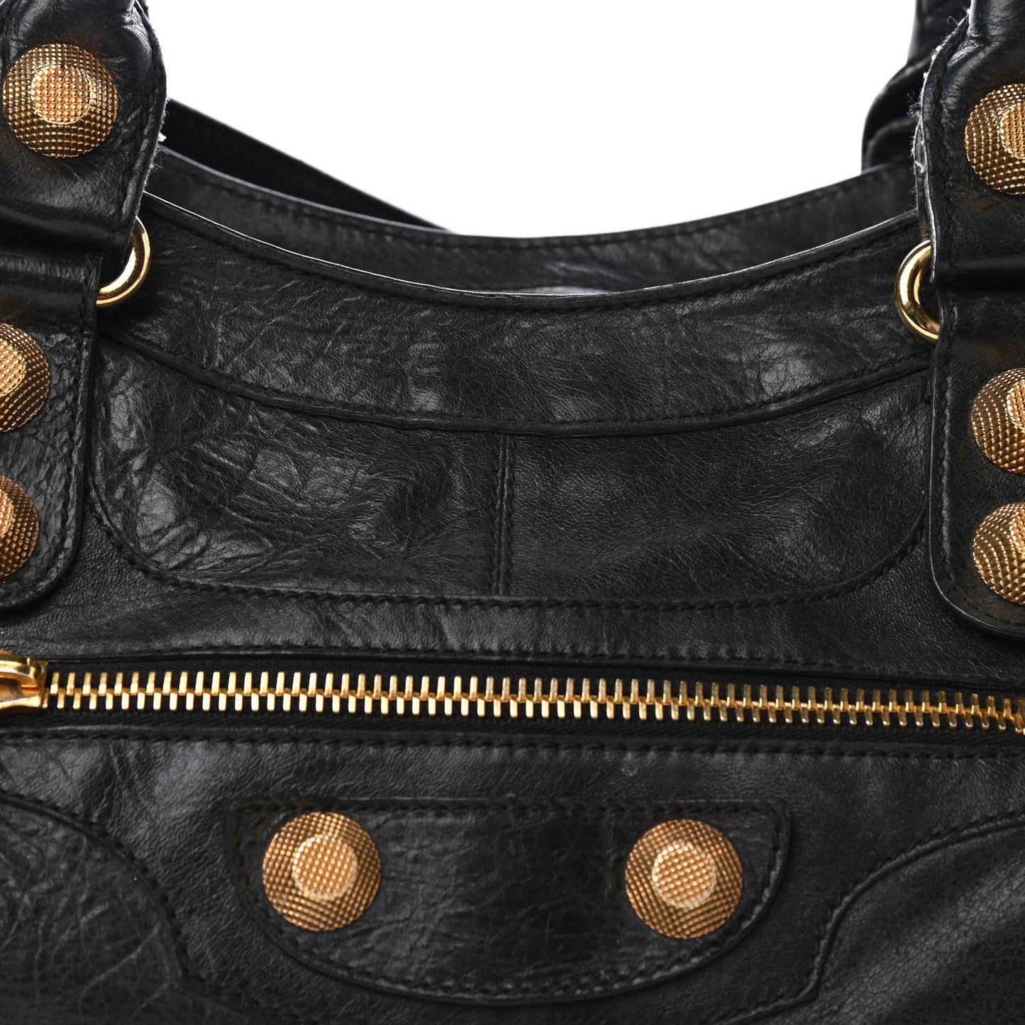 Agneau Giant 21 Gold Hardware Part Time Black