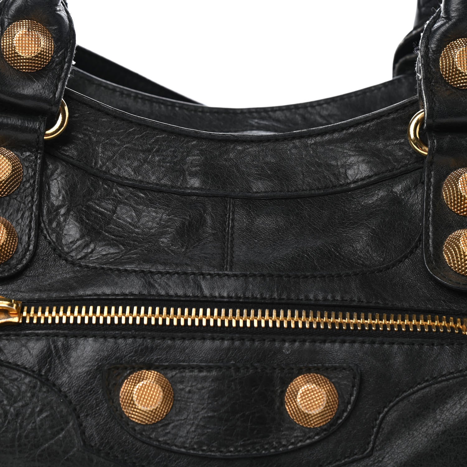 Balenciaga Agneau Giant 21 Gold Hardware Part Time Black 10 of 13