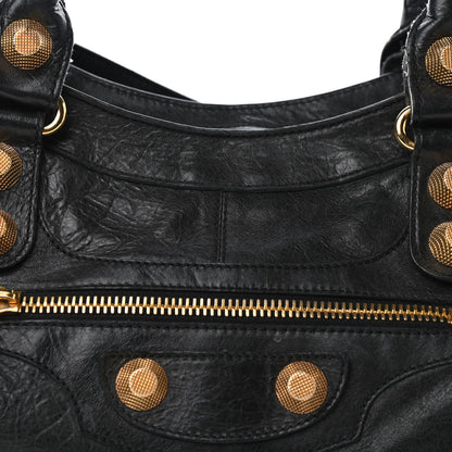 Balenciaga Agneau Giant 21 Gold Hardware Part Time Black 10 of 13