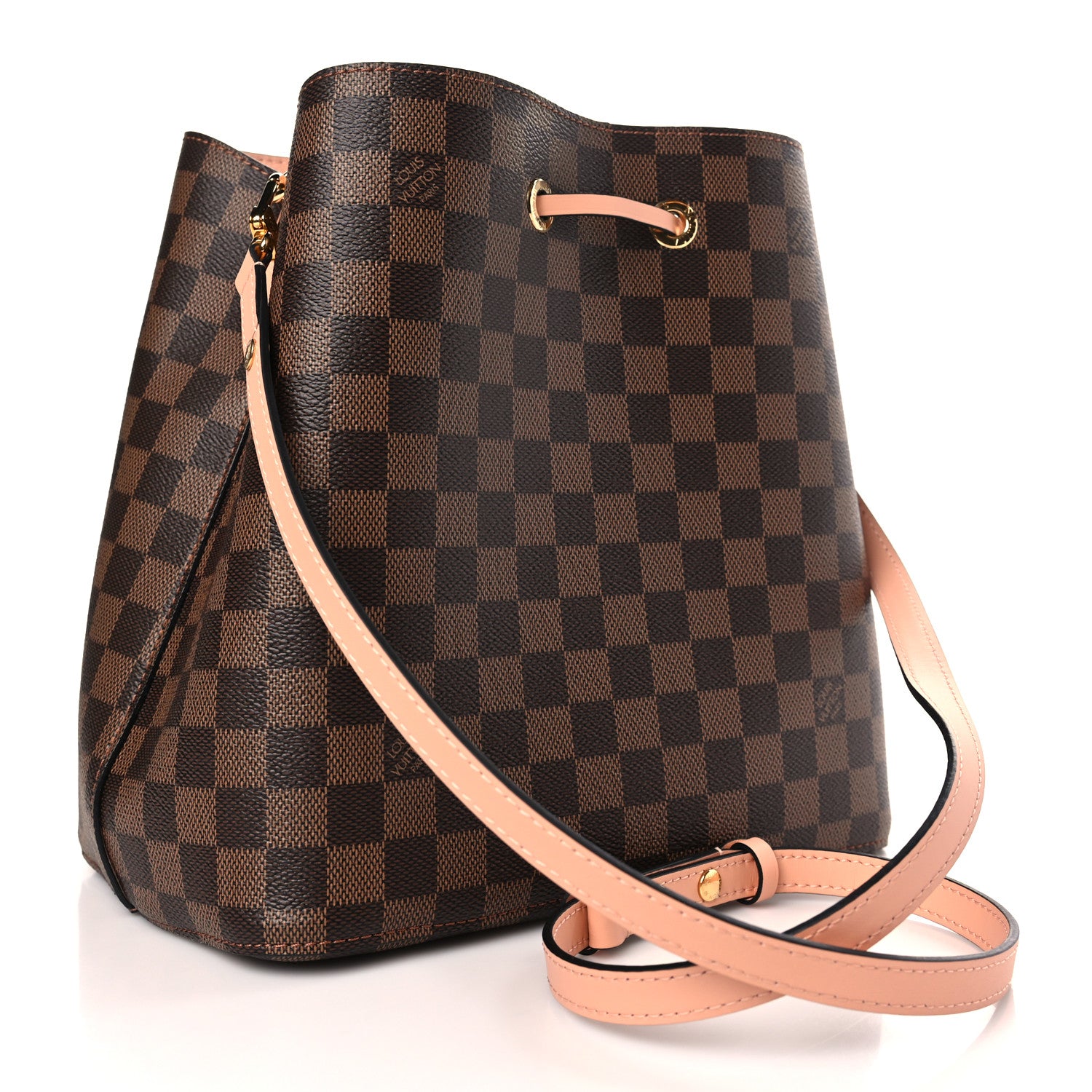 Louis Vuitton Damier Ebene Neonoe MM Venus Pink 3 of 9