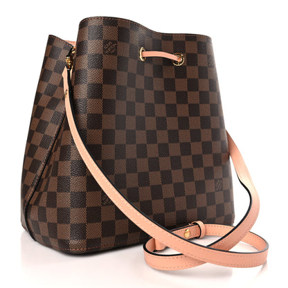 Louis Vuitton Damier Ebene Neonoe MM Venus Pink 3 of 9