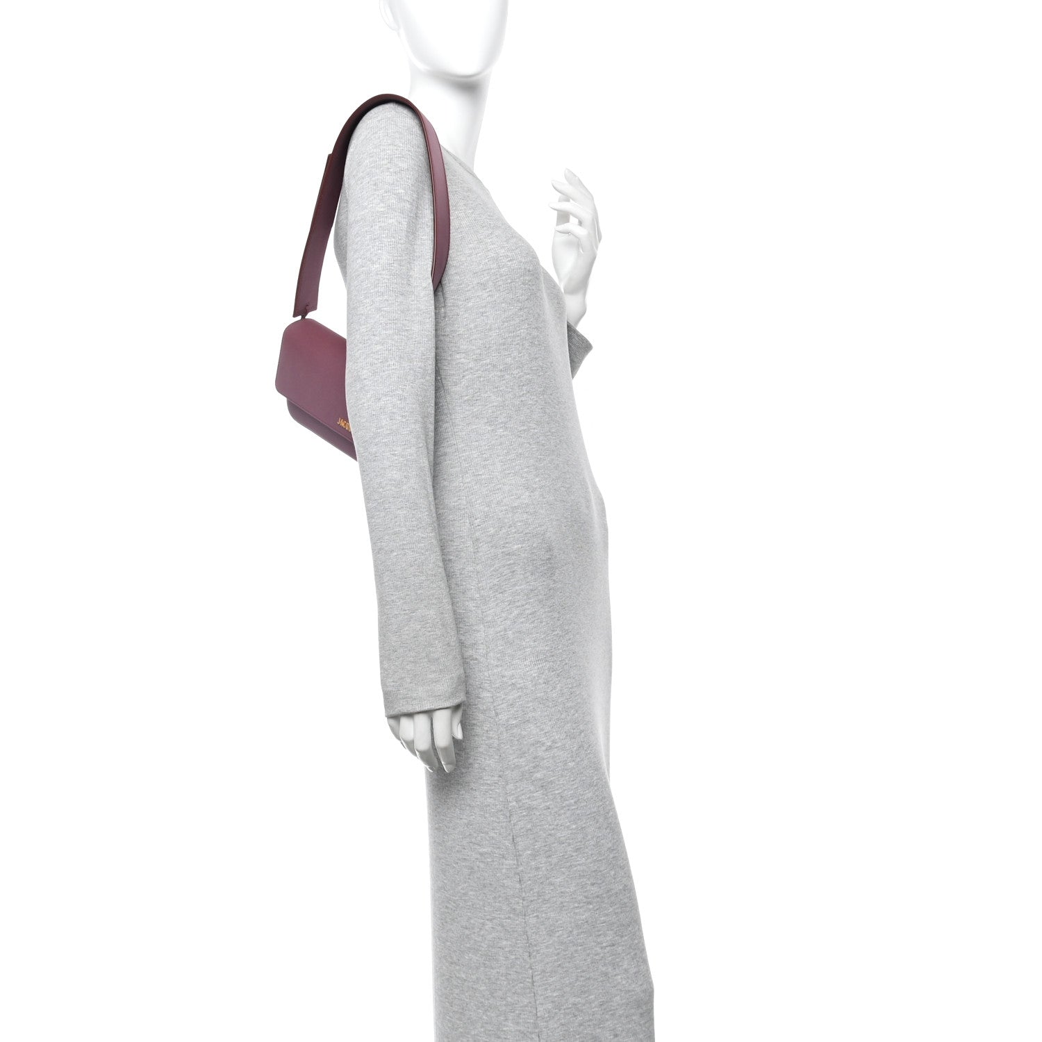 Jacquemus Nubuck Le Carinu Burgundy 2 of 9