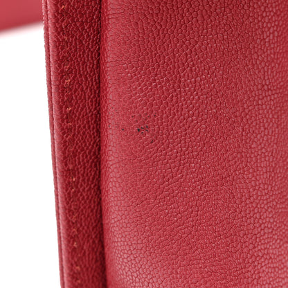 Chanel Caviar Quilted Medium Boy Flap Red 11 of 12