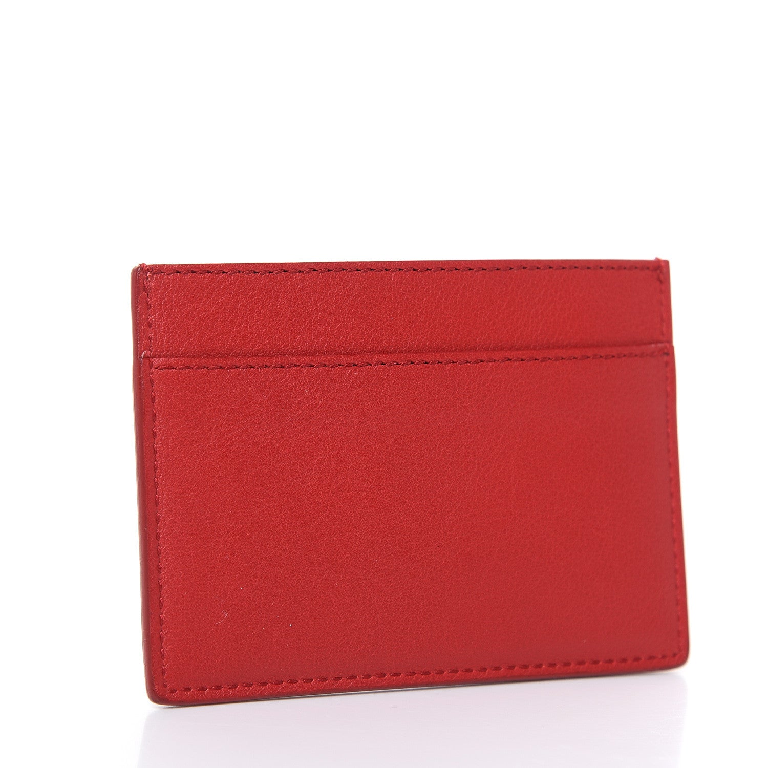 Saint Laurent Calfskin Classic Y Wallet Red 3 of 6