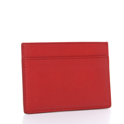 Saint Laurent Calfskin Classic Y Wallet Red 3 of 6