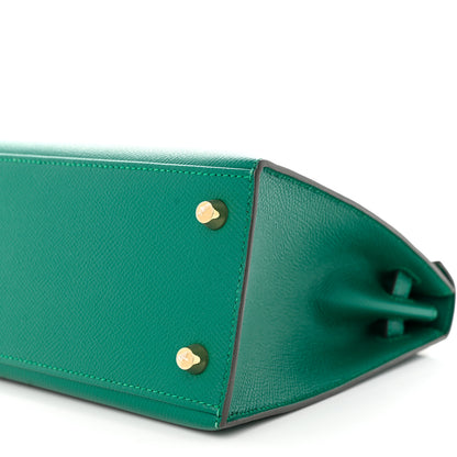 Hermes Epsom Kelly Sellier 25 Malachite 10 of 10