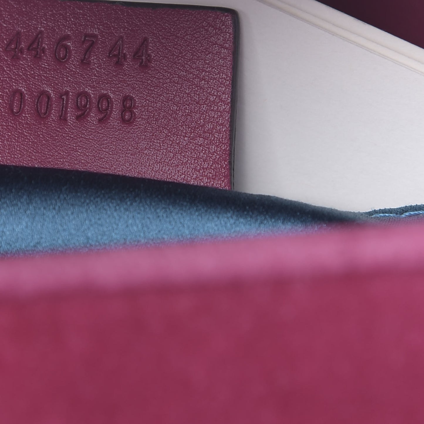 Velvet Matelasse Mini GG Marmont Shoulder Bag Light Raspberry Rose